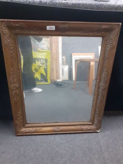 null Miroir en bois et stuc doré Epoque Restauration
67x55.5 cm 