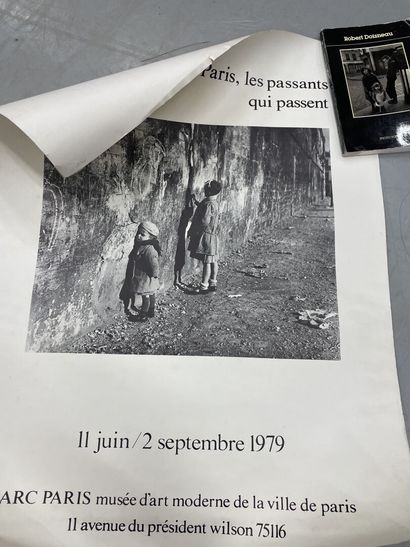 null Affiche exposition de Robert DOISNEAU 1971 à ARC PARIS musée d'art moderne de...