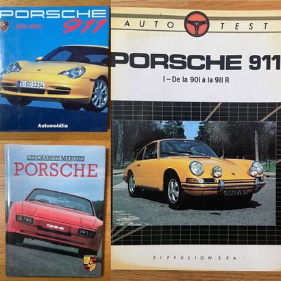 Porsche 
Lot de trois livres sur la marque...