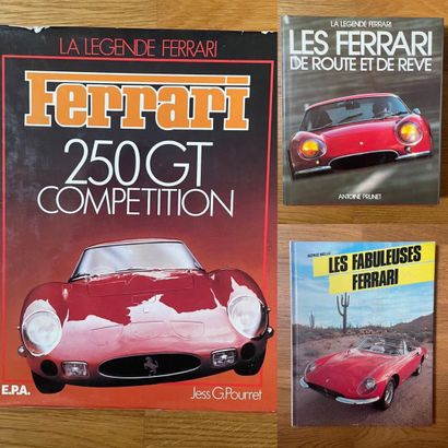 null Ferrari
Lot de trois livres sur la marque: 
-"Ferrari 250 GT Compétition" (en...