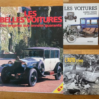 Gründ 
Set of three books on the automobile:...