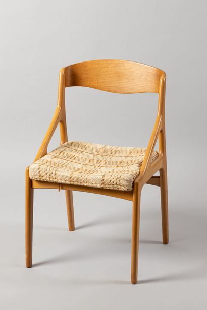 null BAUMANN HOUSE (XX th)

Suite of six chairs with solid beech legs slightly organic...