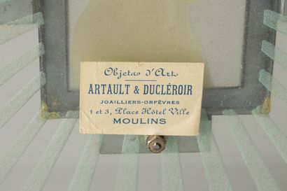 null GABRIEL ARGY-ROUSSEAU (1885-1953)

 Plaque décorative en pâte de verre figurant...