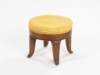 AUSTRIAN WORK

Low stool with four molded...