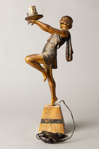 null Émile Joseph CARLIER (1849-1927)

 Jeune danseuse Ada May
Epreuve en régule...