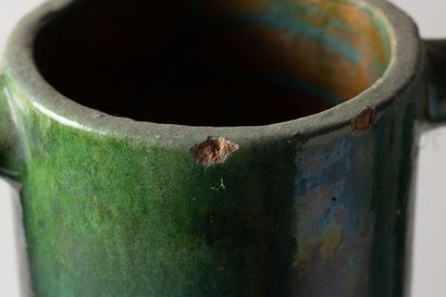 null Vase en terre cuite vernissée
En forme d'amphore
H : 54 cm