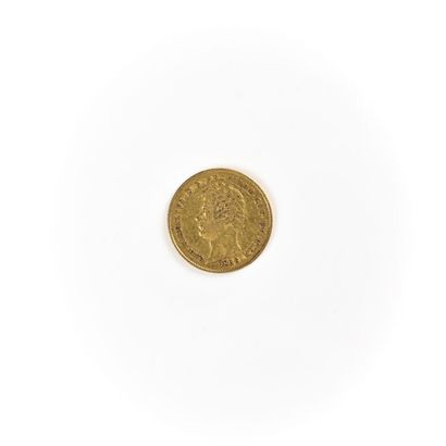 null Une pièce or 20 Lire Charles Albert 1836 EXEMPTE