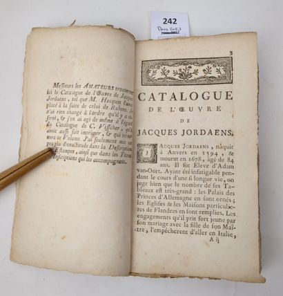 [Hecquet M.]. Catalogue de l'oeuvre de Jacques...