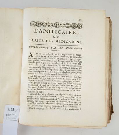 null GARSAULT (François Alexandre de).
Le Nouveau Parfait Maréchal ou la connaissance...