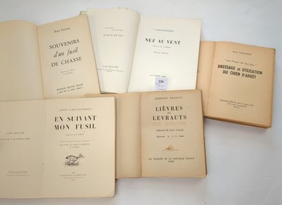 null [Chasse]. 5 volumes brochés :
PRÉJELAN (René). Souvenirs d'un fusil de chasse....