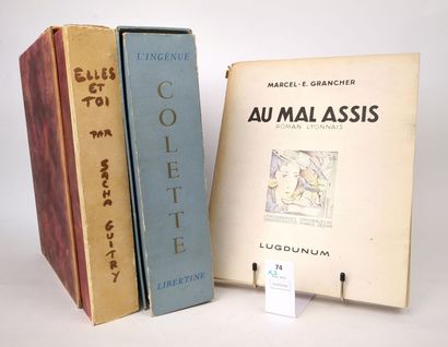 null [Illustrés Modernes]. Réunion de 3 volumes :
COLETTE. L'Ingénue libertine. 20...