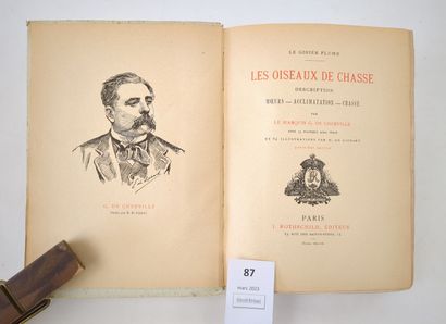 null CHERVILLE (Gaspard Georges Pécou de) : Les Oiseaux de chasse. Description. Moeurs....