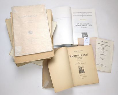 null [Lyon]. 9 volumes ou plaquettes :
CIGALIER (David). Madelon la jolie, batelière...
