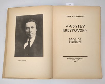 null KRESTOVSKY Lydie. Vassily Krestovsky. Préface et dessins de E. A. Bourdelle....