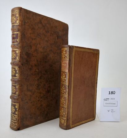 Un ensemble de 2 volumes du XVIIIe siècle :
PUISIEUX...