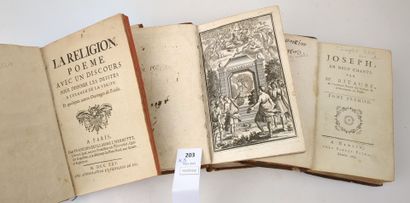 null Un ensemble de 3 volumes reliés du XVIIe ou du XVIIIe siècle (accds) :
REGIA...