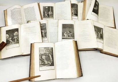 null VOLTAIRE. OEuvres complètes avec Remarques et Notes. 75 volumes in-8, pleins...