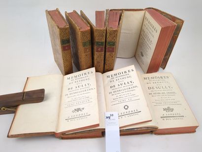 null SULLY. Mémoires de Maximilien de Béthume, Duc de Sully. 8 volumes in-12 reliés...