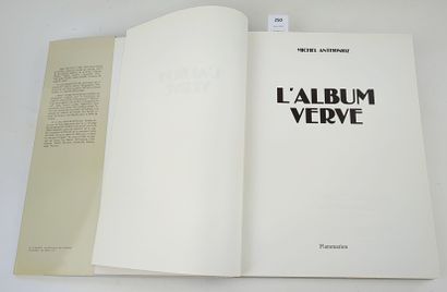 null ANTHONIOZ (Michel). L'Album Verve. Un volume in-4 relié sous jaquette illustrée....