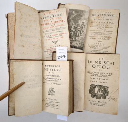 null Un ensemble de 12 volumes reliés du XVIIIe siècle (accds) :
[GÉRARD Philippe-Louis]....