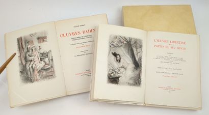 null [Bécat] Un ensemble de 2 volumes in-8 brochés et numérotés, illustrés par Paul-Emile...