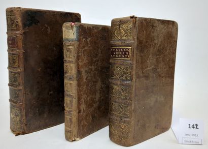 null Un ensemble de 3 volumes du XVIIe ou du XVIIIe siècle (accds) :
CALMET (Augustin)....