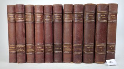 MAUROIS (André). OEuvres.
11 volumes in-8...
