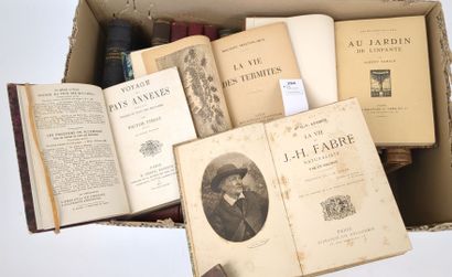 null [Littérature]. 24 volumes in-12 reliés, dont :
Théâtre de Goethe ; Aventures...