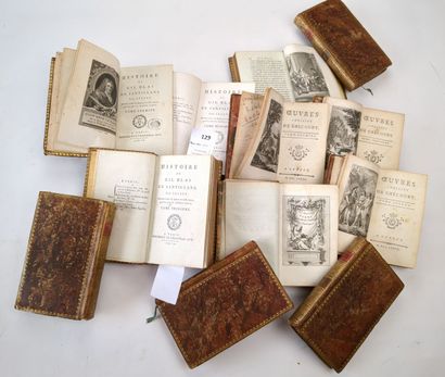 null Un ensemble de 12 volumes reliés du XVIIIe ou du début du XIXe siècle (accds):
GRÉCOURT...