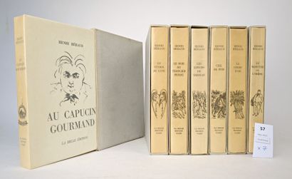 BÉRAUD (Henri). OEuvres illustrées. 7 volumes...