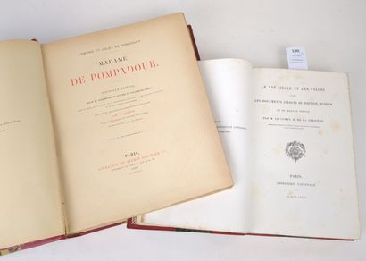 null GONCOURT (Edmond & Jules de). Madame de Pompadour. Nouvelle édition, revue et...