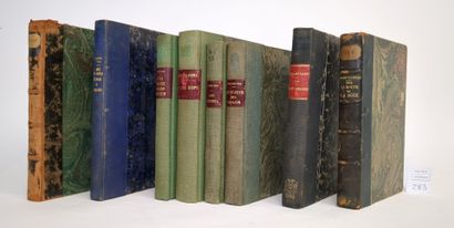 [Voyages]. 8 volumes reliés :
AUDOUIN-DUBREUIL...