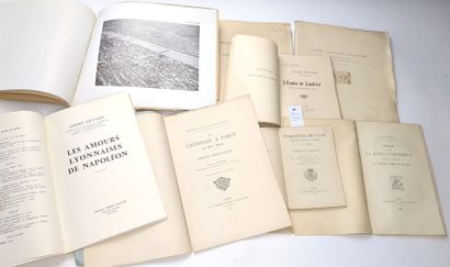 null [Lyon]. 9 volumes ou plaquettes :
EXPOSITION de Lyon, 1894.
MENGIN (Charles)....