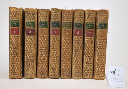 null SULLY. Mémoires de Maximilien de Béthume, Duc de Sully. 8 volumes in-12 reliés...