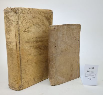 null Un ensemble de 2 volumes du XVIIe siècles reliés en vélin :

Actes de la conférence...