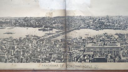 null [Turquie]. Panorama de Constantinople. J.M.F. éditeur. Dimensions (à vue) :...