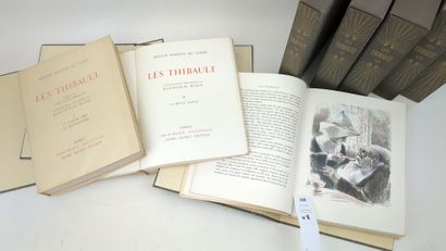 null MARTIN DU GARD (Roger). Les Thibault.
8 volumes in-4 brochés sous étuis, illustrées...