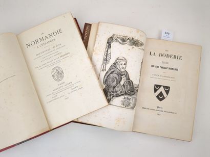 null [Normandie]. LA FERRIERE (Comte Hector de]. Un ensemble de 2 volumes :

La Normandie...