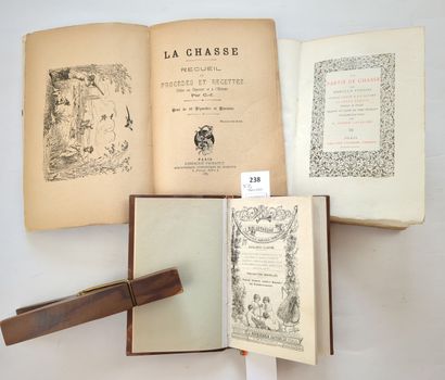 null [Chasse]. 3 volumes : 
CHATIN (Melchior). Manuel du Jeune Chasseur. Précédé...