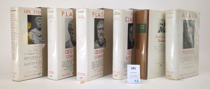 null [La Pléiade]. Réunion de 6 volumes : 
PLATON. OEuvres Complètes. 2 volumes sous...