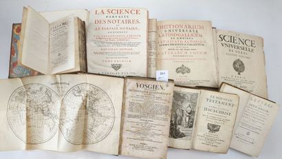 null Un ensemble de 7 volumes du XVIIIe ou début du XIXe, complets ou incomplets)...