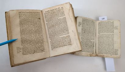 null Un ensemble de 2 volumes du XVIIe siècles reliés en vélin :

Actes de la conférence...