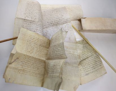 null [Manuscrit] [Auvergne] [Puy-de-Dôme]. Un ensemble de 5 documents dont 4 sur...
