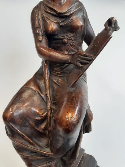 null Bronze figure allégorique
H : 54 cm 