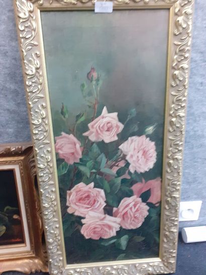 null Léon GOIN 
nature morte aux fleurs 
Signée en bas à droite 
28 x 34 cm 
joint...