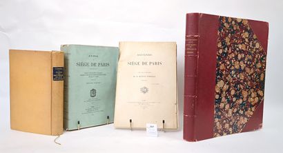 [Siège de Paris]. Réunion de 4 volumes :
D'HEYLLI...