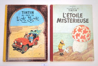 null TINTIN - Deux albums dos rond : 

L'étoile mystérieuse. 1957. Bon état général
Tintin...