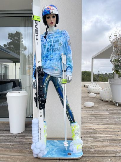 null David CINTRACT
« Mademoiselle Courchevel »
Sculpture
Oeuvre intégrant le skis,...