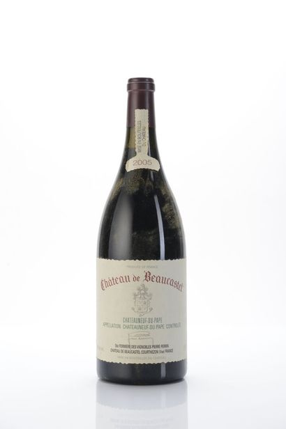 null 1 Mag CHÂTEAUNEUF DU PAPE Rouge Château de Beaucastel 2005