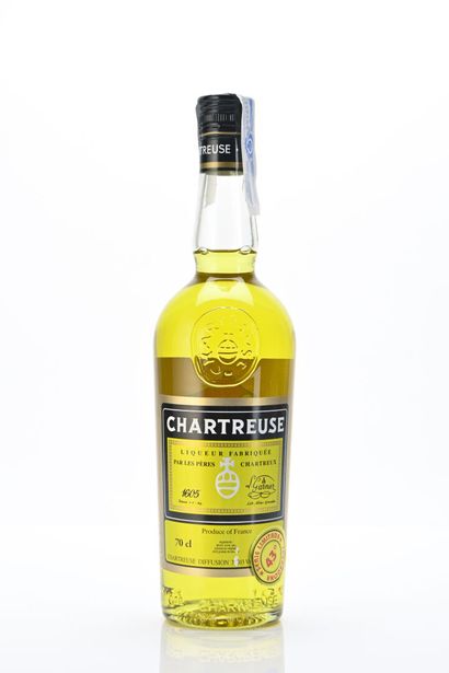 null 1 B CHARTREUSE JAUNE SANTA TECLA EDITION LIMITÉE 70 cl 43% (pour les festivités...